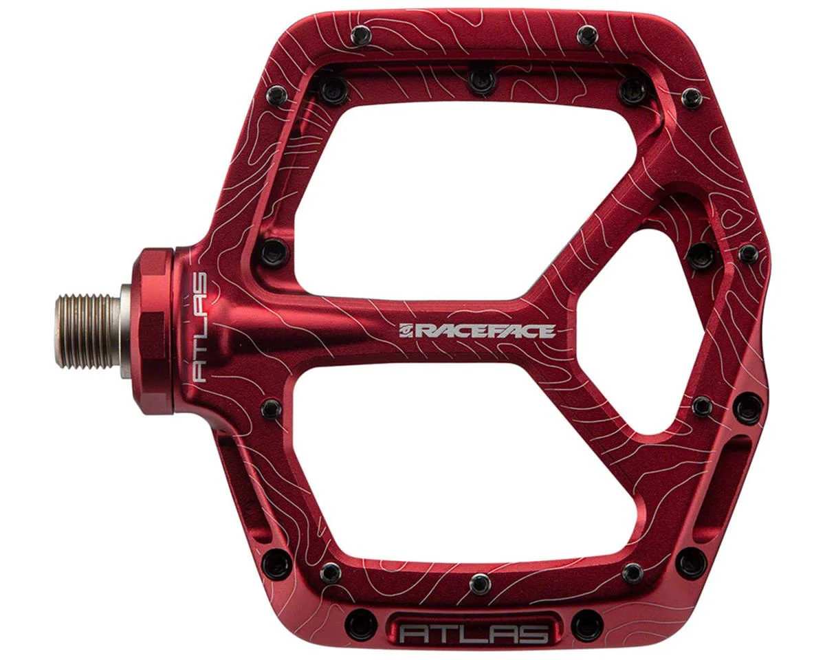 Race Face Atlas Platform Pedals (Red) - view 2